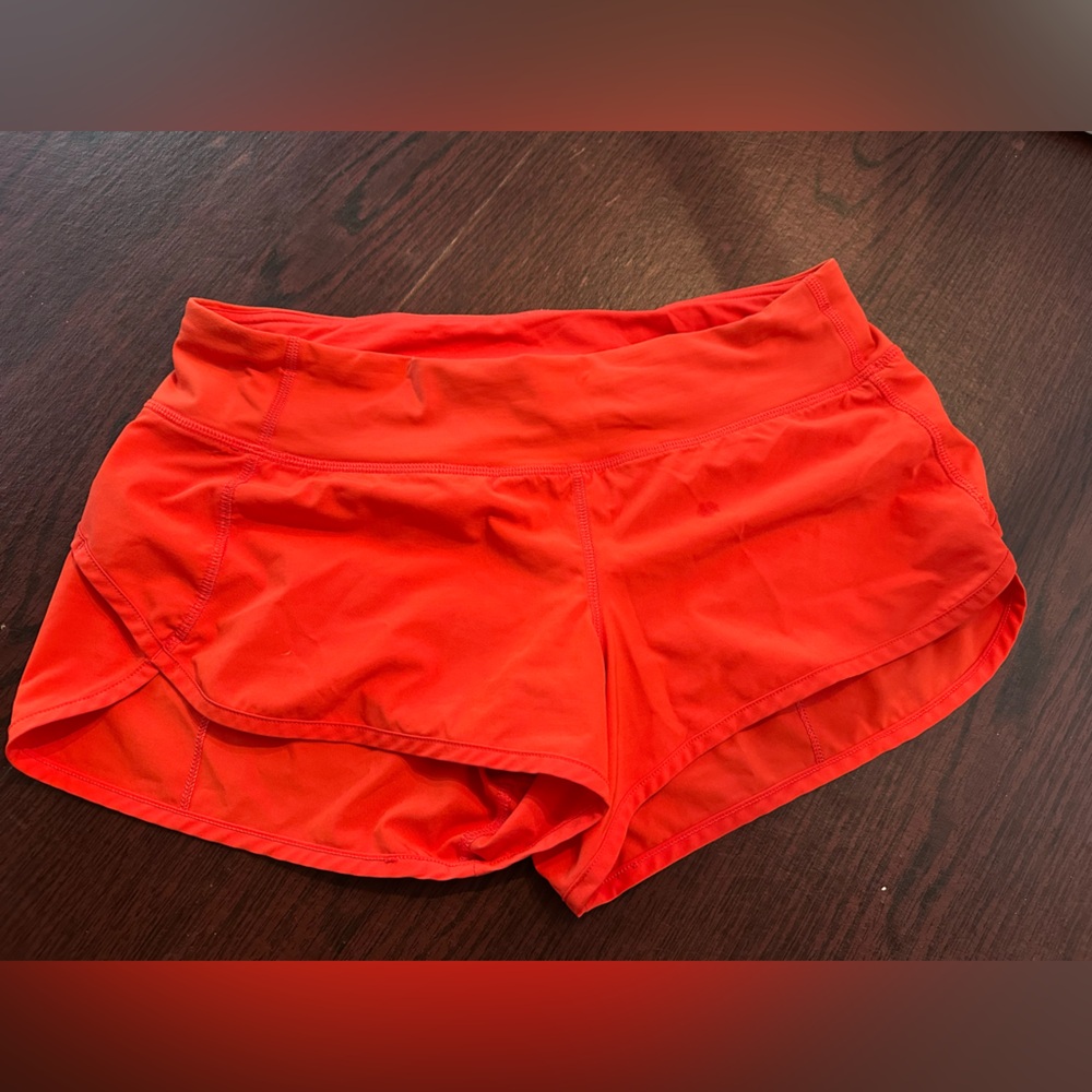 lululemon athletica Bright Red Men's Athletic Shorts